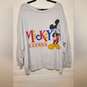 Vintage Disney "Mickey Legends," Large, Wide Collar